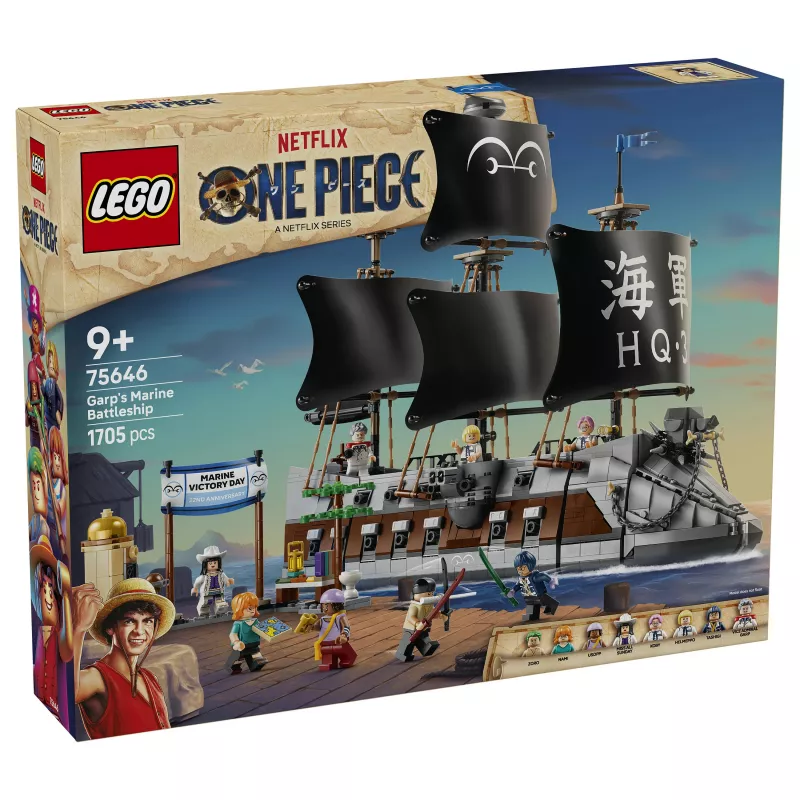 LEGO One Piece 75646 Garp's Marine Battleship statybų rinkinys