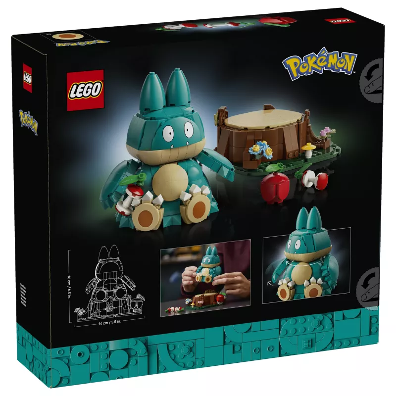 LEGO Pokémon 72150 Munchlax Statoma Figūrėlė (823 Dalys, Amžius 10+)