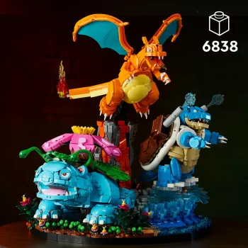 LEGO Pokemon 72153 Venusaur, Charizard and Blastoise