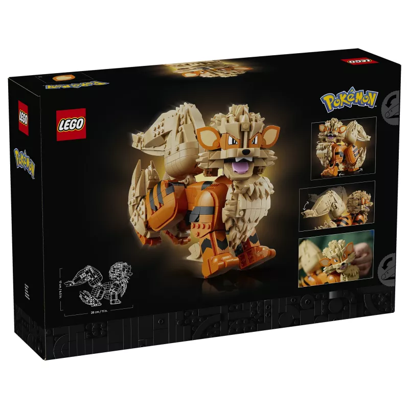 LEGO Pokémon Arcanine Statybinis Rinkinys (72160)