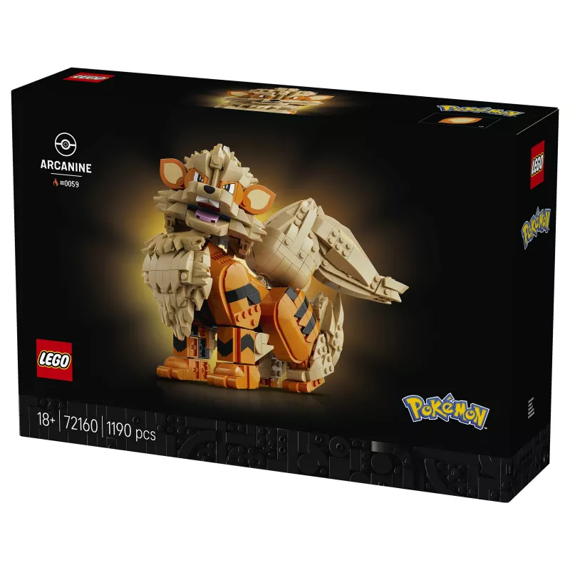 LEGO Pokémon Arcanine Statybinis Rinkinys (72160)