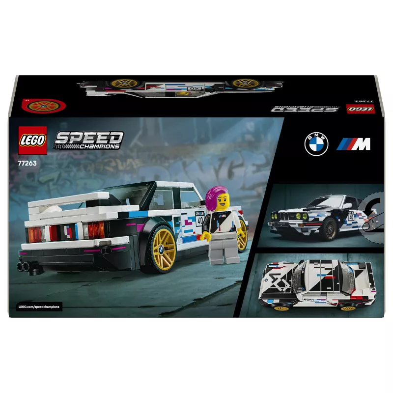 LEGO Speed Champions 77263 BMW M3 (E30) lenktyninis automobilis konstruktorius