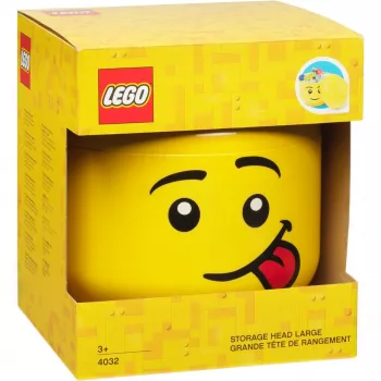LEGO Storage Head Silly Large Yellow 8.5L Minifigure Head Storage Container