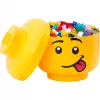 LEGO Storage Head Silly Large Yellow 8.5L Minifigure Head Storage Container