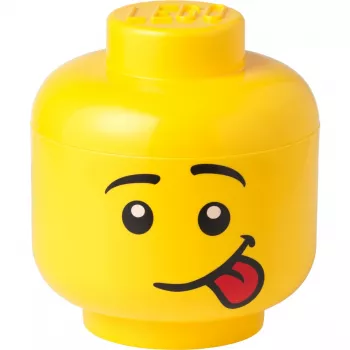 LEGO Storage Head Silly Large Yellow 8.5L Minifigure Head Storage Container