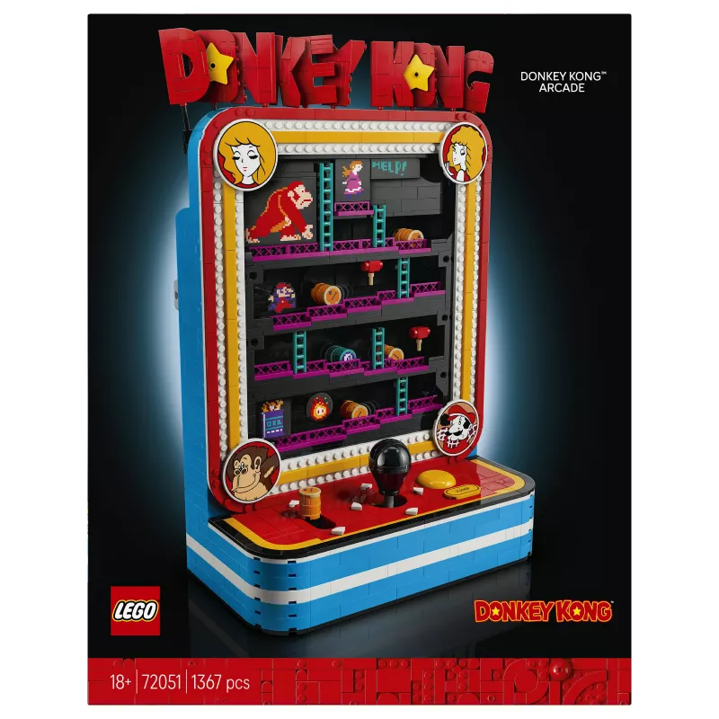 LEGO Super Mario 72051 Donkey Kong Arkadinių automatų konstravimo rinkinys