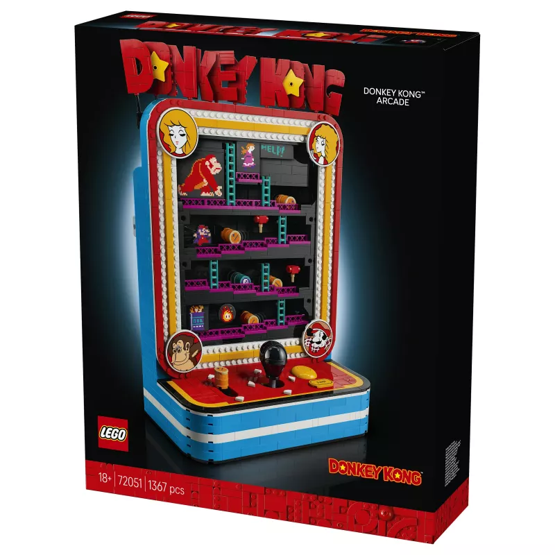 LEGO Super Mario 72051 Donkey Kong Arkadinių automatų konstravimo rinkinys