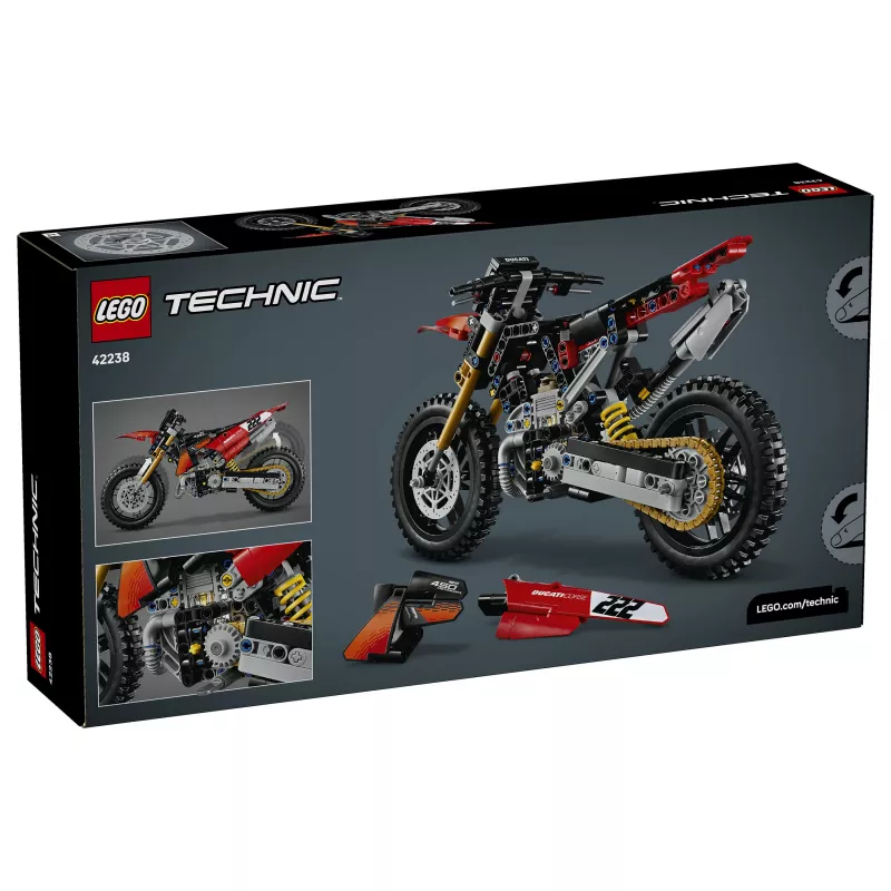 LEGO Technic 42238 Ducati Desmo450 MX Factory Motorcycle