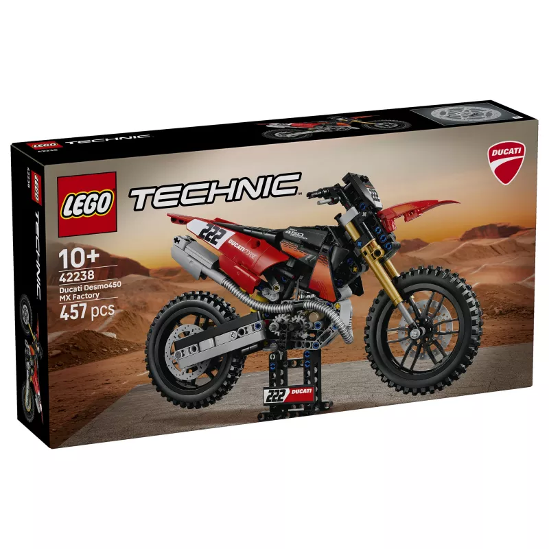 LEGO Technic 42238 Ducati Desmo450 MX Factory Motorcycle