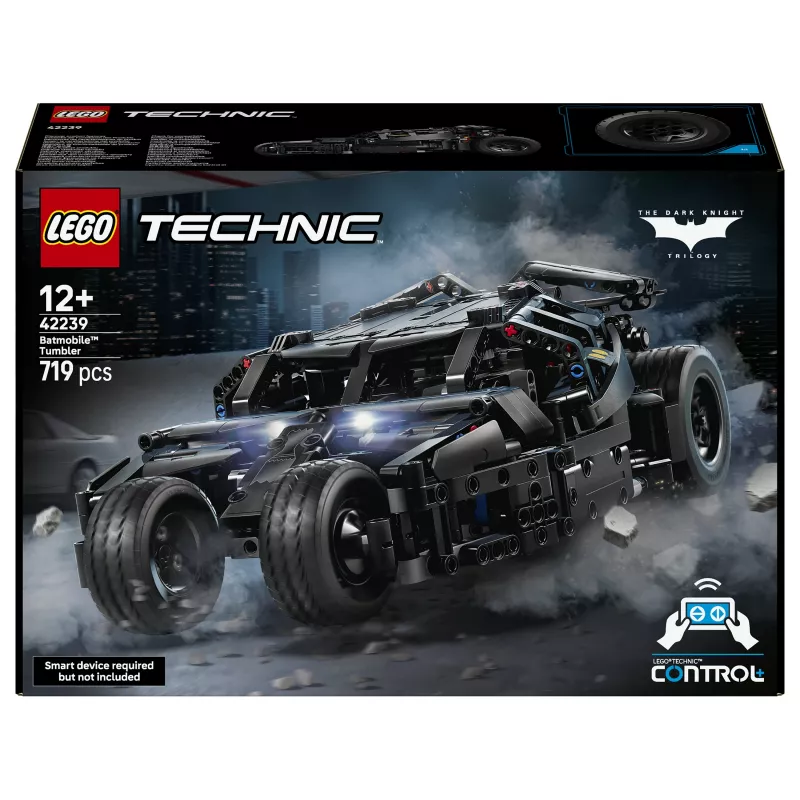 LEGO Technic 42239 Batmobile Tumbler - 1360 dalių pažangus konstravimo rinkinys vaikams ir suaugusiems
