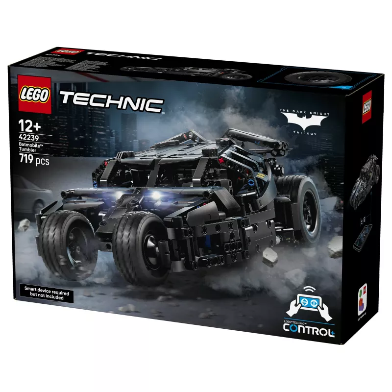 LEGO Technic 42239 Batmobile Tumbler - 1360 dalių pažangus konstravimo rinkinys vaikams ir suaugusiems