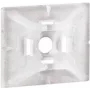 Legrand 032065 Kabelių raiščių pagrindas, lipnus ir įsukamas, natūralus, 100 vnt.