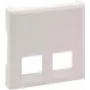 Legrand Niloé Step 2 vietų dangtelis RJ11/RJ45, itin baltas 864143