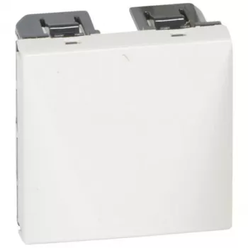 Legrand Valena Life kabelių išleidimo anga 2 modulių balta su įtempimo mažinimu - 077550