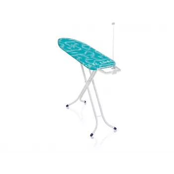 LEH LEIFHEIT AirBoard M Compact lyginimo lenta su Thermo-Reflect technologija, 120 x 38 cm, reguliuojamas aukštis 75-88 cm, lengvas EPP rėmas, balta/mėlyna