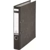 Leitz 1050 Standard Lever Arch File A4 52 mm juodas perdirbto kartono su plyšiais, piršto skylute, metaliniais kraštų apsaugais 1050-50-95