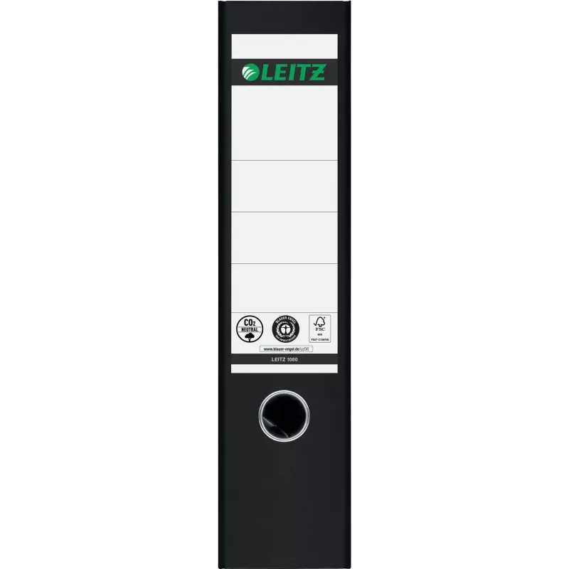 Leitz 1080-50-95 A4 segtuvas su svirtiniu mechanizmu 80 mm juodas