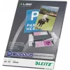 LEITZ A3 blizgūs laminavimo maišeliai 250 mikronų, skaidrūs kaip krištolas, 25 vnt. paketas (7491-00-00)