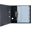 LEITZ A4 Mylar A-Z registro skirtukai, 26 skirtukai, įvairiaspalviai, universalus perforavimas, 160 gsm, 1 rinkinys (100167)