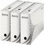 LEITZ easyboxx archyvavimo dėžė balta, 100 mm nugarėlė, 100% perdirbtas gofruotasis kartonas, dvigubi uždaromieji atvartai, 25 vnt. pakuotė (6132-00-00)