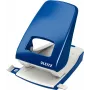 LEITZ Nexxt 5138 mėlynas 40 lapų 2 skylių perforatorius su metaliniu pagrindu ir plastikiniu viršumi 5138-00-35