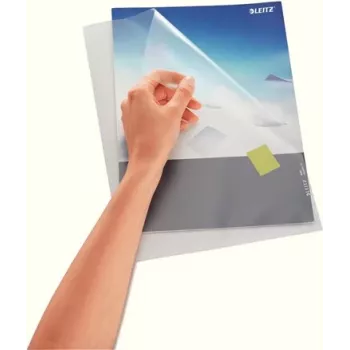 LEITZ Standard A4 dokumentų įmautė, polipropilenas, grūdėtas, mėlynas, 0,13 mm, atidaryta viršus ir šonas, dokumentams saugus, nykščio išpjova 4000-00-35