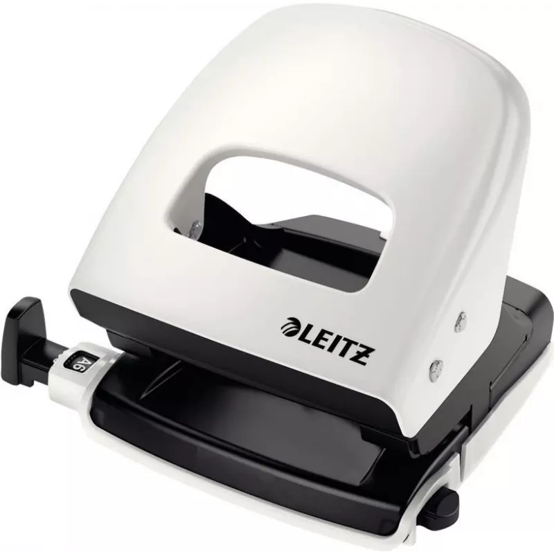 Leitz WOW 5008 stalinis organizatorius, blizgus baltas, 4 skyriai, kubo dizainas 5008-10-01