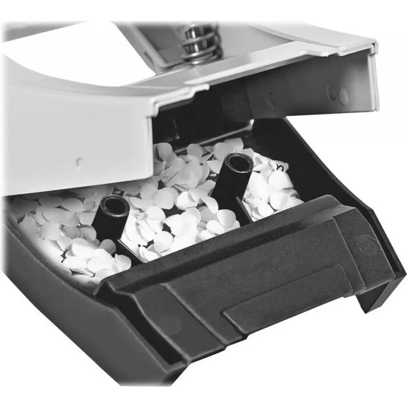 Leitz WOW 5008 stalinis organizatorius, blizgus baltas, 4 skyriai, kubo dizainas 5008-10-01