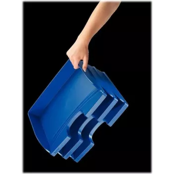 Leitz WOW A4 dokumentų laikymo dėžė metalinės mėlynos spalvos 70 mm nugarėlė Click & Store 5218-00-35
