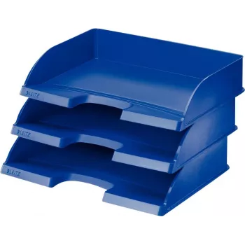 Leitz WOW A4 dokumentų laikymo dėžė metalinės mėlynos spalvos 70 mm nugarėlė Click & Store 5218-00-35