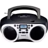 Lenco SCD-501 WH nešiojamas CD grotuvas su Bluetooth, FM radiju, USB MP3 atkūrimu, baltas/juodas