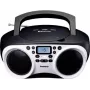 Lenco SCD-501 WH nešiojamas CD grotuvas su Bluetooth, FM radiju, USB MP3 atkūrimu, baltas/juodas