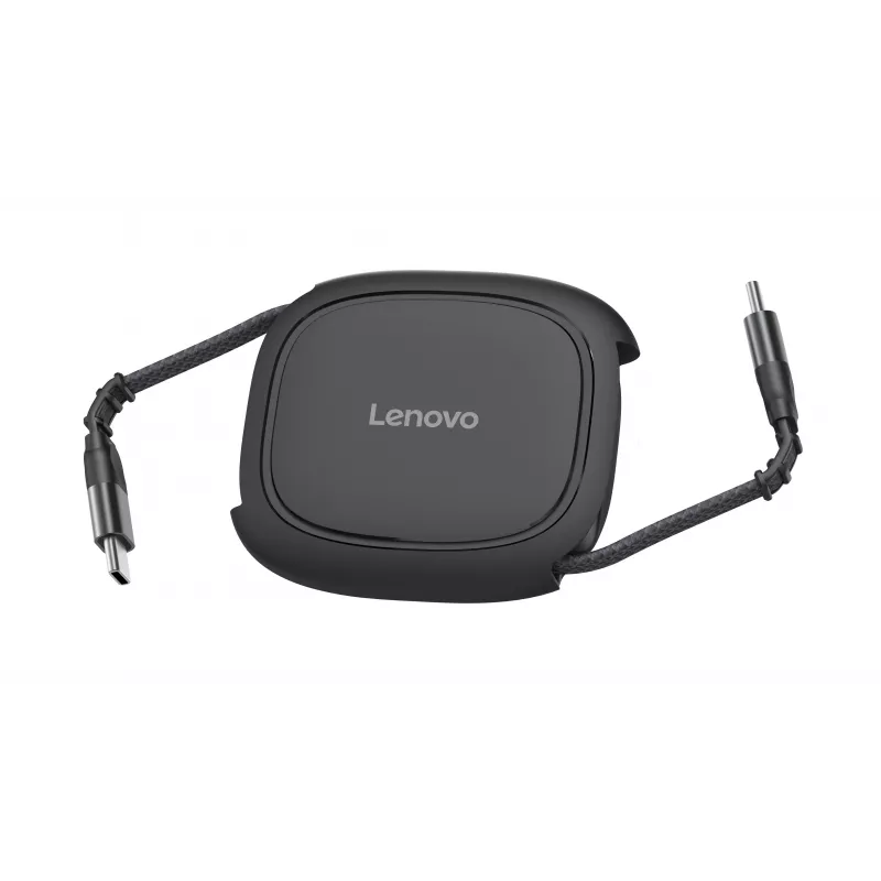 Lenovo 240W USB-C ištraukiamas kabelis (juodas, 0.8m, USB 2.0)