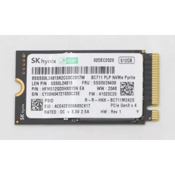 Lenovo 512GB M.2 2242 PCIe Gen3 x4 NVMe SSD (5SS0V26438)