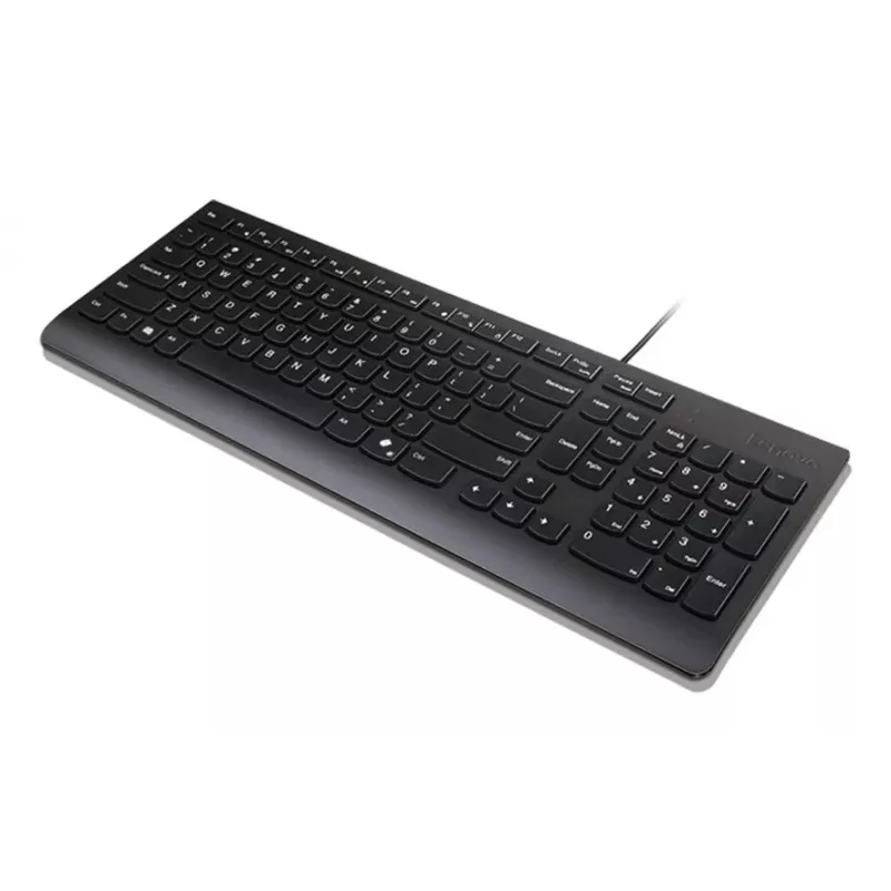 Lenovo Essential Keyboard - 2.5-Zone Layout - Wired USB - QWERTZ - German - Raven Black