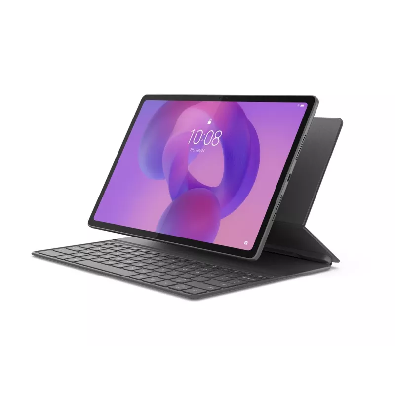 Lenovo Folio klaviatūra, skirta Idea Tab Plus - Storm Grey, QWERTY US, su jutikline pele (ZG38C07528)