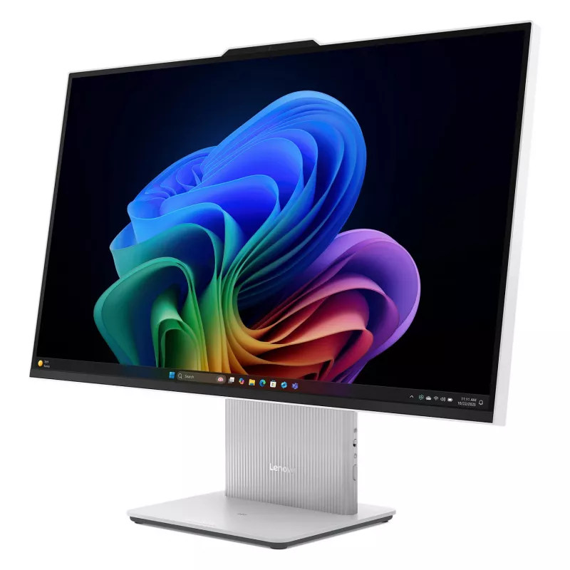Lenovo IdeaCentre AIO 27IPH11 F0JJ0000GE kompiuteris „viskas viename“, Intel Core Ultra 7 355, 27 colių QHD, 32GB LPDDR5X, 1TB SSD, Windows 11 Home, vokiška QWERTZ klaviatūra