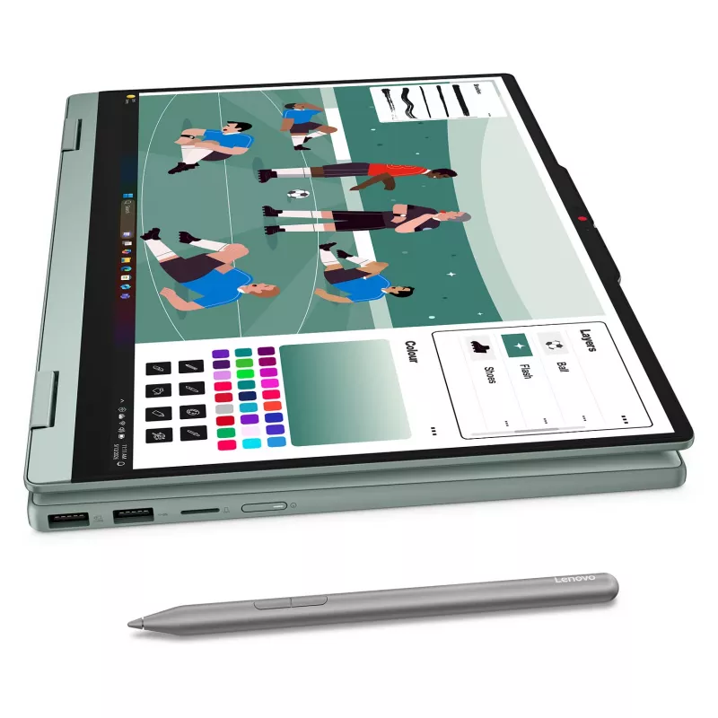 Lenovo IdeaPad 5 2-in-1 83UH003LGE - 14 colių WUXGA, AMD Ryzen AI 5 430, 16GB RAM, 512GB SSD, Windows 11 Home