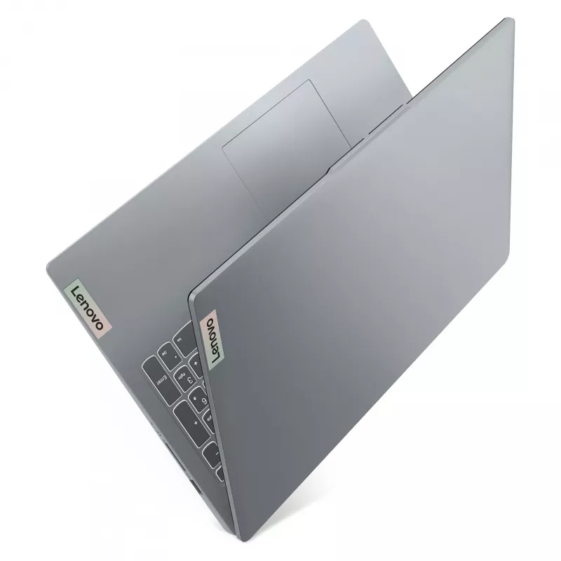 Lenovo IdeaPad Slim 3 15ABR8 nešiojamas kompiuteris, 15.6 inch FHD, AMD Ryzen 5 5625U, 8GB DDR4, 256GB SSD, Windows 11 Home, vokiška klaviatūra, Arctic Grey