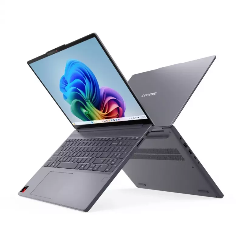 Lenovo IdeaPad Slim 3 15Q8X10 nešiojamas kompiuteris, 15,3 colio IPS WUXGA, Snapdragon X, 16GB RAM, 512GB SSD, Luna Grey, Windows 11 Home