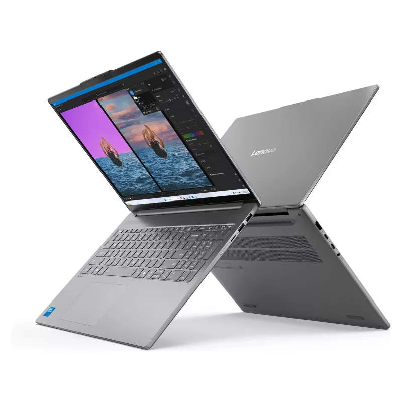 Lenovo IdeaPad Slim 5 16IMH10 83V70078GE nešiojamas kompiuteris, 16 colių WUXGA IPS, Intel Core Ultra 5 135H, 16GB DDR5, 512GB SSD, Windows 11 Home, vokiška klaviatūra