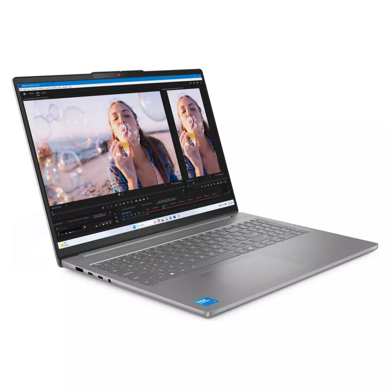 Lenovo IdeaPad Slim 5 16IMH10 83V70078GE nešiojamas kompiuteris, 16 colių WUXGA IPS, Intel Core Ultra 5 135H, 16GB DDR5, 512GB SSD, Windows 11 Home, vokiška klaviatūra