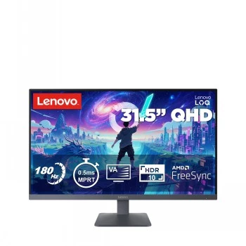 Lenovo Legion LOQ 32Q-10 31.5 colio QHD VA 300nitų 180Hz 0.5ms žaidimų monitorius 2xHDMI 2.1 DP1.4 3 metų garantija