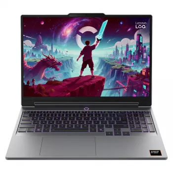 Lenovo LOQ 15AHP11 žaidimų nešiojamasis kompiuteris, 15,6 colio FHD IPS 144Hz, AMD Ryzen 7 250, 16GB DDR5, 512GB SSD, NVIDIA GeForce RTX 5060, Windows 11 Home, pilka