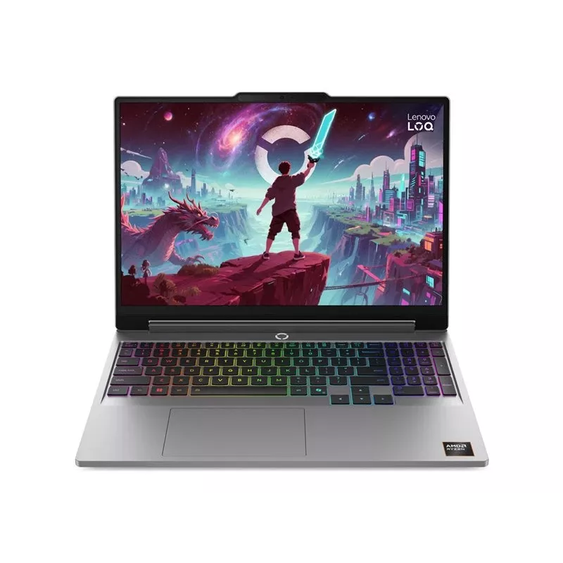 Lenovo LOQ 15AHP11 žaidimų nešiojamasis kompiuteris, AMD Ryzen 7 250, 15,3 colio WUXGA, 16GB RAM, 512GB SSD, NVIDIA GeForce RTX 5070, Windows 11 Home, 2 metų garantija su pristatymu į servisą