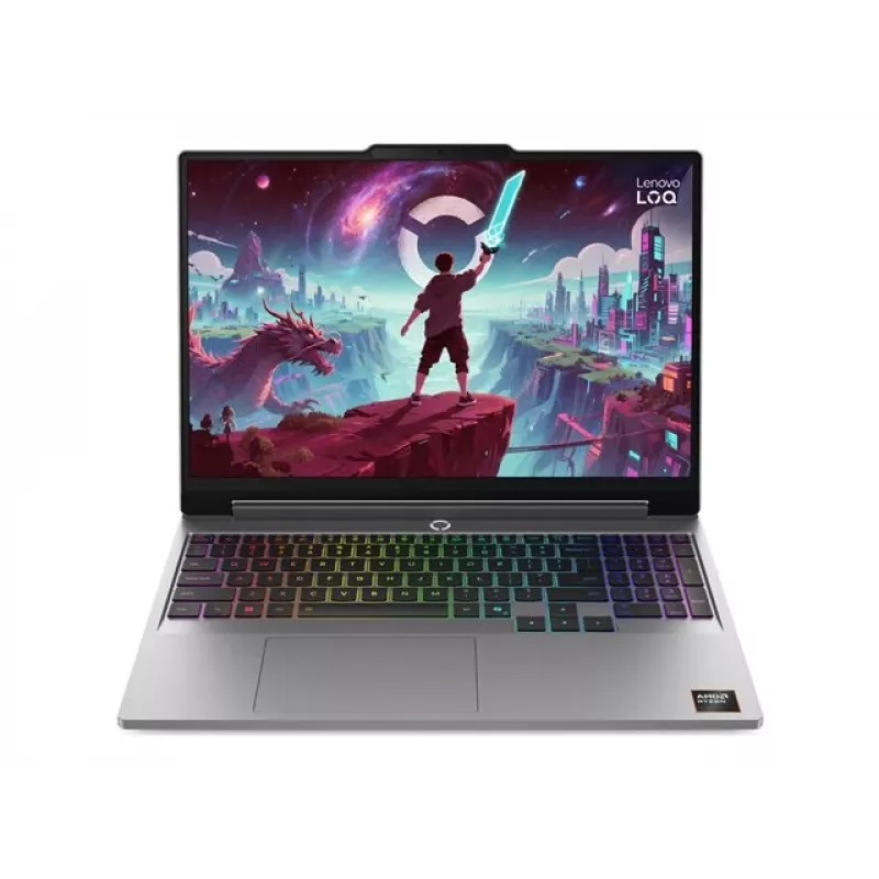 Lenovo LOQ 15AHP11 žaidimų nešiojamasis kompiuteris, AMD Ryzen 7 250, 15,3 colio WUXGA, 16GB RAM, 512GB SSD, NVIDIA GeForce RTX 5070, Windows 11 Home, 2 metų garantija su pristatymu į servisą