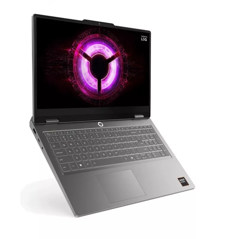 Lenovo LOQ Essential 15ARP11 15.6 inch FHD 144Hz nešiojamas žaidimų kompiuteris - AMD Ryzen 5 150, 16GB DDR5, 512GB SSD, GeForce RTX 5050 8GB, Windows 11, Luna Grey