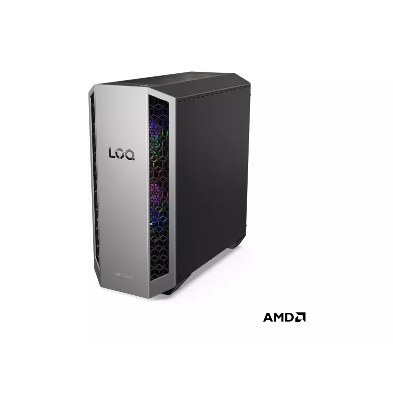 Lenovo LOQ Tower 26ADR10 žaidimų stalinis kompiuteris (AMD Ryzen 9 8945HX, 16GB DDR5, 1TB SSD, NVIDIA GeForce RTX 5070 12GB, Windows 11 Home)