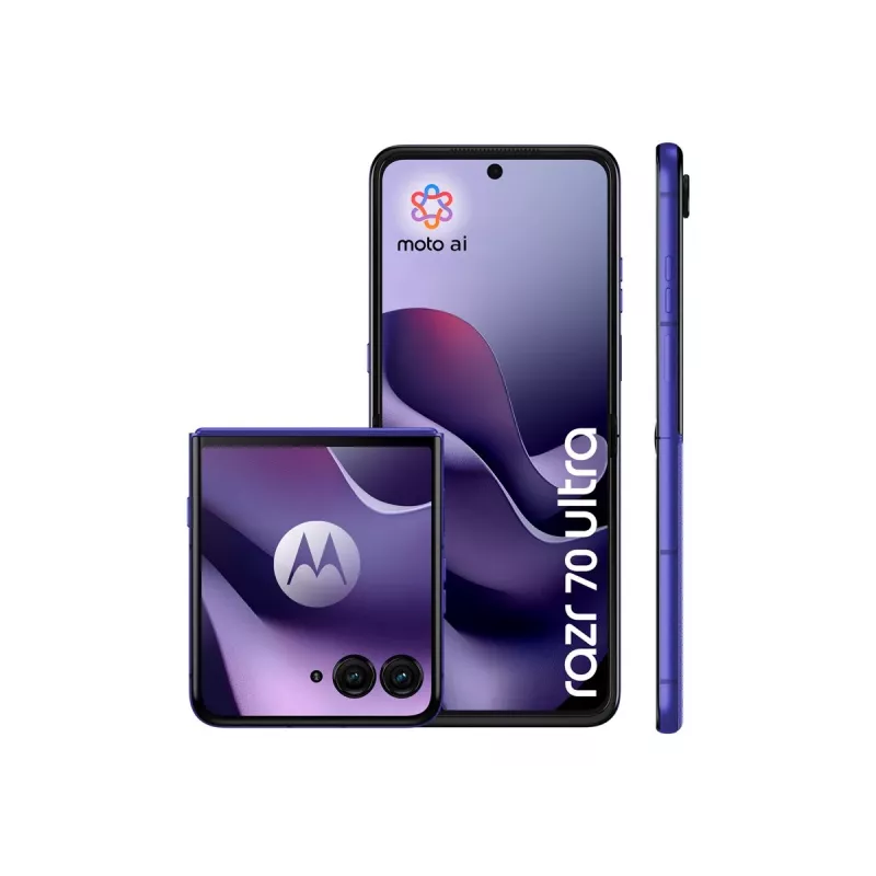 Lenovo Motorola Razr 70 Ultra 7 colių 16GB 512GB Android Pantone Orient Blue