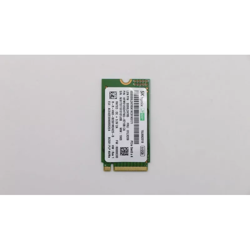 Lenovo SSD 512GB M.2 PCIe NVMe (01LX209)